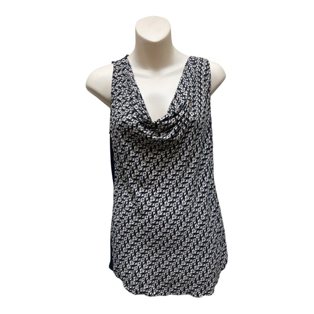 CAbi Style #829 Cat Love Drape Neck Sleeveless Top Size M